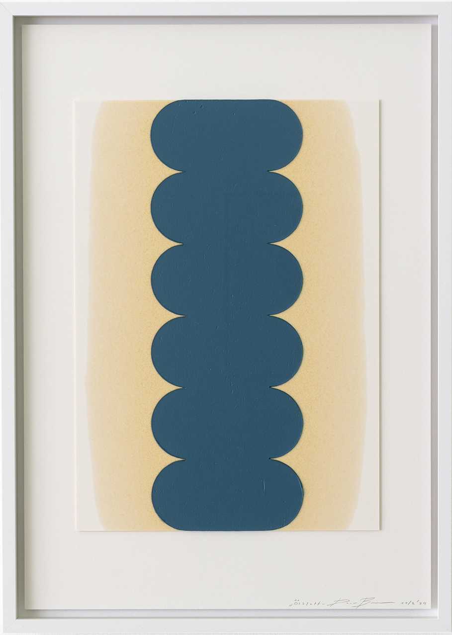 Daniel Behrendt – Ölblatt A4_01 - 2024 / Öl auf Papier / 29,7 x 21 cm